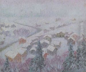 View Of Gstaad by William Samuel Horton