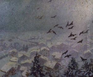 Blackbirds And Falling Snow Blackbirds And Falling Snow