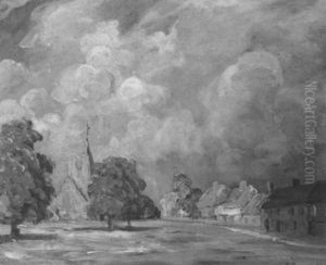 Village Of Headcorn, Kent by William Samuel Horton
