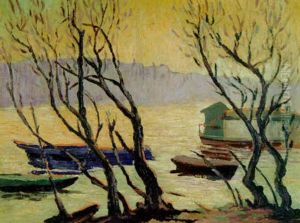 Boats At Essex by William Samuel Horton