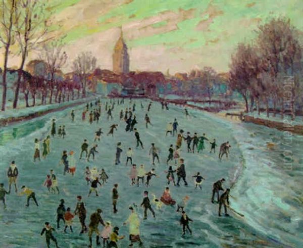 Skaters At Pontarlier - view 1