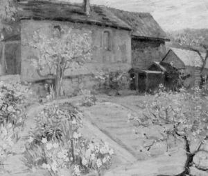 Garden Behind A House by William Samuel Horton