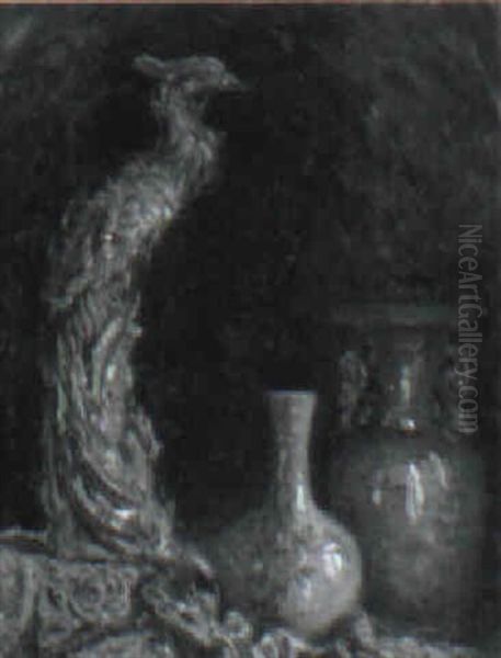 Still Life With Porcelain Bird And Vases - view 1