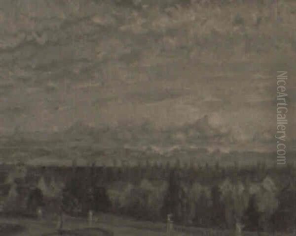 Distant Alpine Panorama - view 1