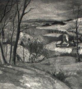Village In Winter