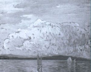 Sailing At Dusk by William Samuel Horton