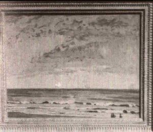 Beach Scene, Biarritz by William Samuel Horton