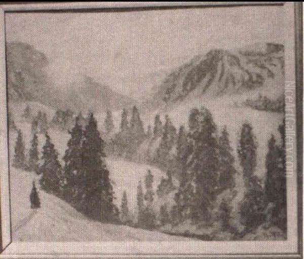 Disappearing Sun, Gstaad - view 1