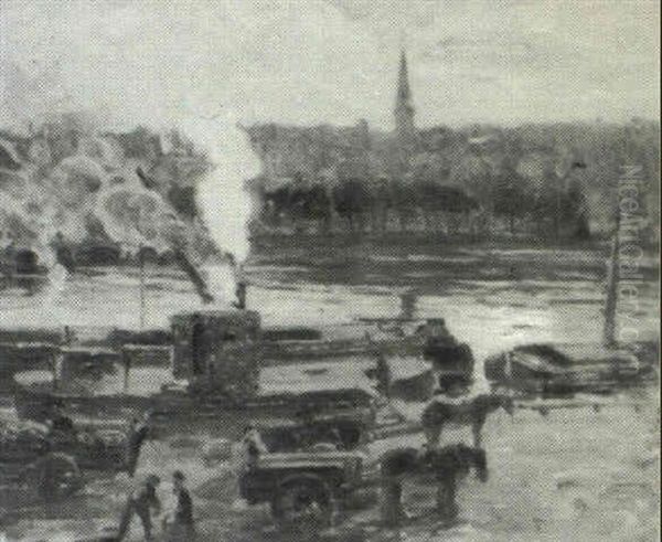 Industrial Scene On The Seine - view 1