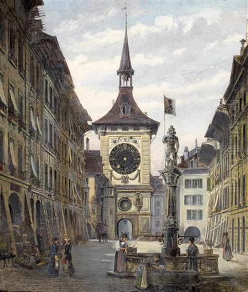 Berner Kramgasse Beim Zytgloggenturm - view 1