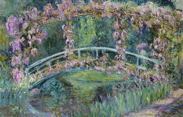Le Pont Japonais, Jardin De Claude Monet - view 1