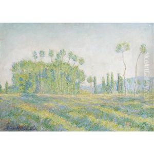 Les Ombres Sur La Prairie (giverny, La Plaine Des Ajoux) by Blanche Hoschede-Monet
