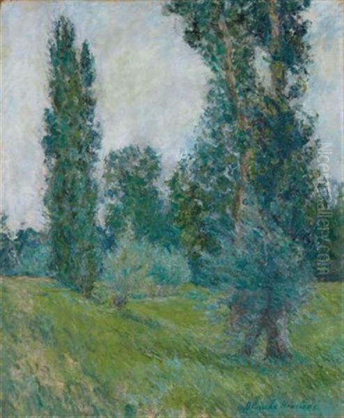 Paysage Aux Peupliers A Giverny - view 1