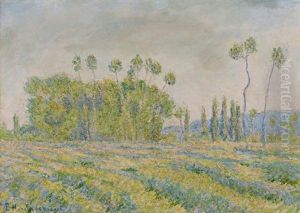 Peupliers Des Ajoux, Giverny by Blanche Hoschede-Monet