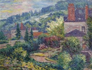 Paysage Au Hameau Fleuri