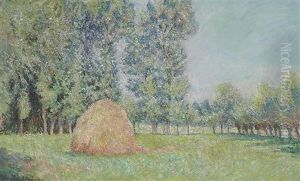 La Meule, Plaines Des Ajoux, Giverny by Blanche Hoschede-Monet