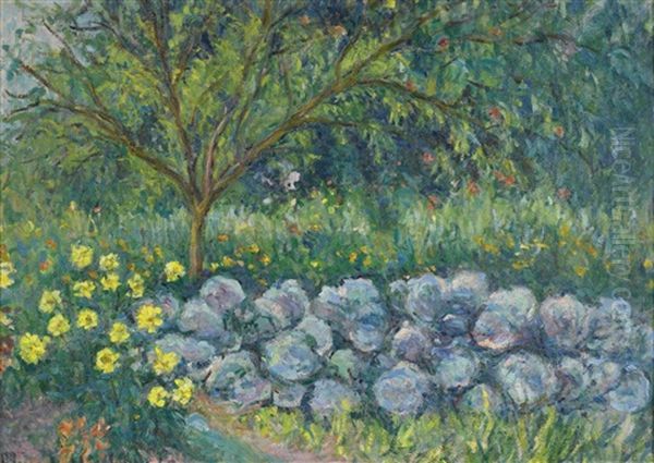 Hydrangees, Le Jardin De Monet A Giverny - view 1