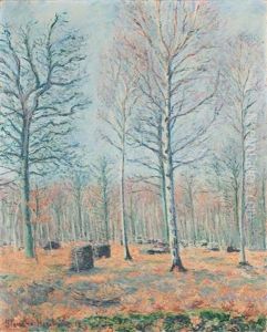 Sous Bois Dans Les Marais De Giverny, Lumiere D'automne by Blanche Hoschede-Monet