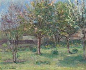 Verger De Monet A Giverny by Blanche Hoschede-Monet