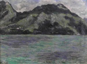 Le Lac Au Pied De La Montagne by Blanche Hoschede-Monet