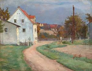 Strasse In Dresden-kaditz