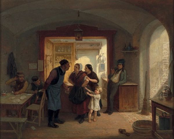 Zwist In Der Destille (oder Das Gestorte Kartenspiel) - view 1