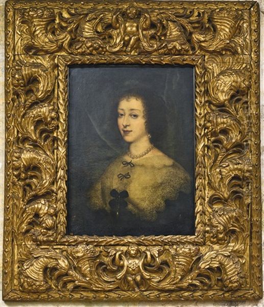 Portrait Of Queen Henrietta Maria (1609 - 1669) - view 1