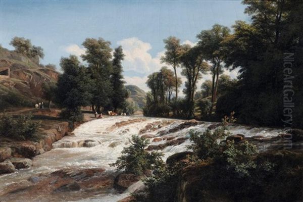 Paysage A La Chute D'eau En Ardeche - view 1