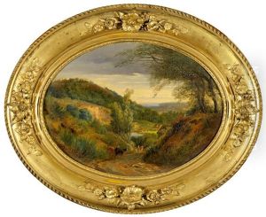 Paysage Alpestre Anime by Edouard Jean Marie Hostein