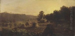 Harvest Scene by Thomas H. Hotchkiss
