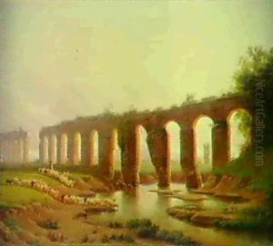 Campagnalandschaft by Edmund Hottenroth