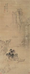 Landscape by Hou Maogong