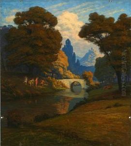 Landscape With Artemis Hunting Acteon (in The Shape Of A Deer)