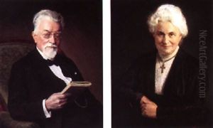 Portraet Af Forlagsboghandler Hagerup
