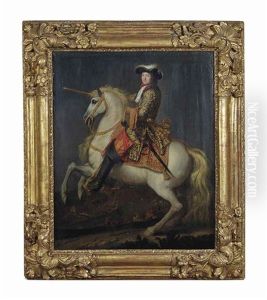 Portrait Equestre De Louis Xiv (1638-1715) Portrait Equestre De Louis Xiv (1638-1715)