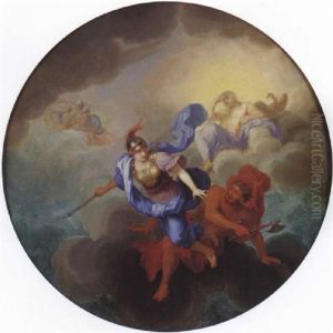 La Naissance De Minerve by Rene Antoine Houasse