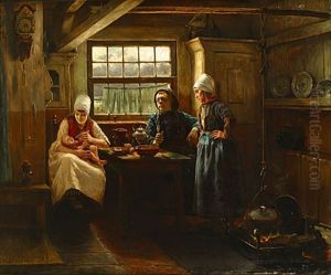 Figures In Een Zeeuws Interieur