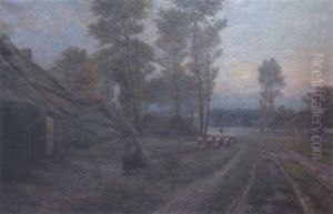 Le Retour A La Bergerie by Henri Houben