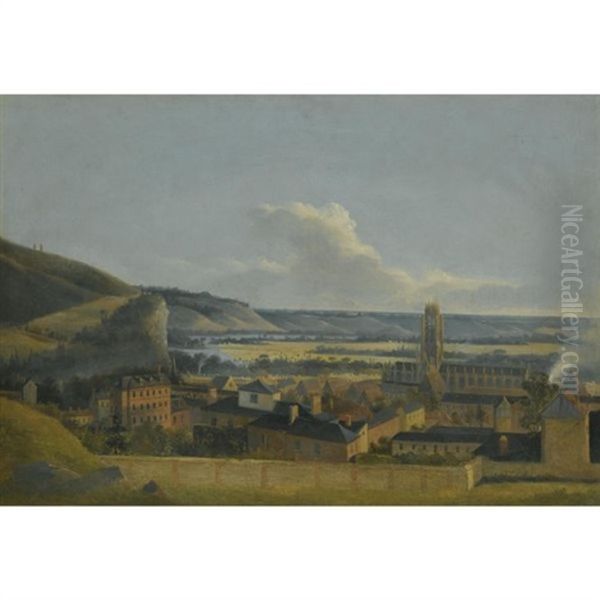 A View Of A Town In The Yonne Region, Burgundy - view 1