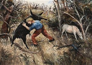 The Struggle by Arthur Boyd Houghton