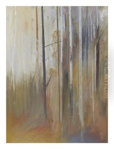 Green Forest (tall Trees) by Arthur Boyd Houghton