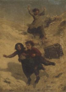 The Cart Crash by Arthur Boyd Houghton