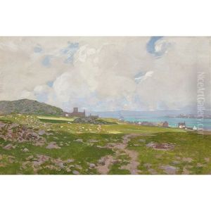 Passing Clouds - Iona Abbey by George Houston