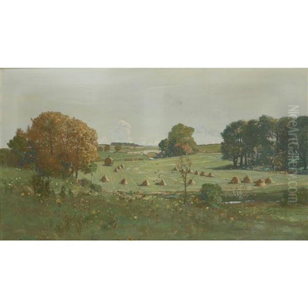 Harvest-time, Ayrshire - view 1