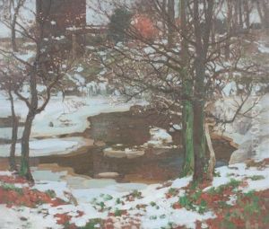Winter In The Lynn Glen by George Houston