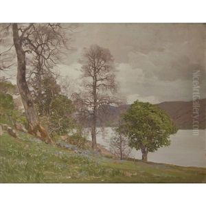Blue-bells, Loch Fyne by George Houston