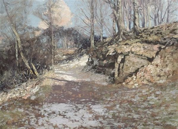 The Road Through The Glen, Winter - view 1