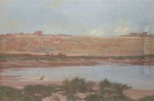Ayrshire River Landscape by George Houston