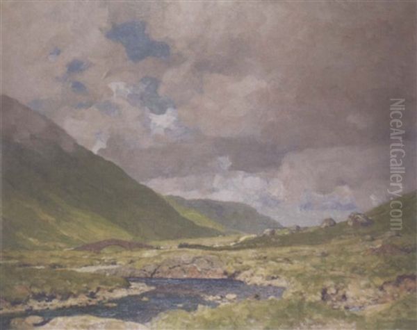Summer Landscape Near The Rest And Be Thankful, Argyll - view 1