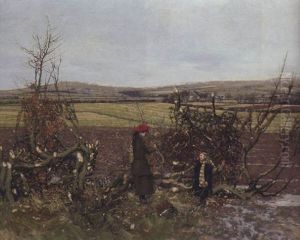 Returning From School by George Houston